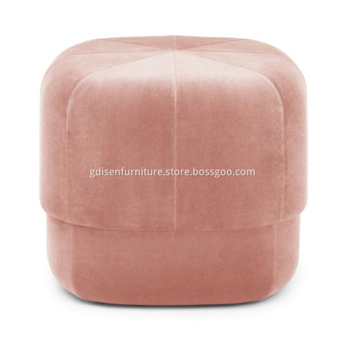 Circus Pouf in Velour velvet sofa ottoman
